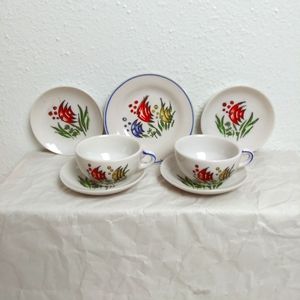 Hand Painted Vintage Miniature Tea Porcelain Made In Japan Collectibles